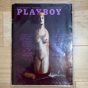 March 1972 Playboy complete, sleeved, Good